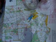 Ukázka mapy na závod v orientačním běhu | Autor: Kateřina Konečná