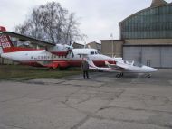 Vzácný snímek: hlavní konstruktér letounu L-610 a letounu VUT 001 MARABU po 20 letech | Autor: archiv Antonína Píšťka