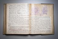 Ručně psaná skripta strojařiny pocházejí pravděpodobně z let 1911–1913 | Autor: Václav Koníček