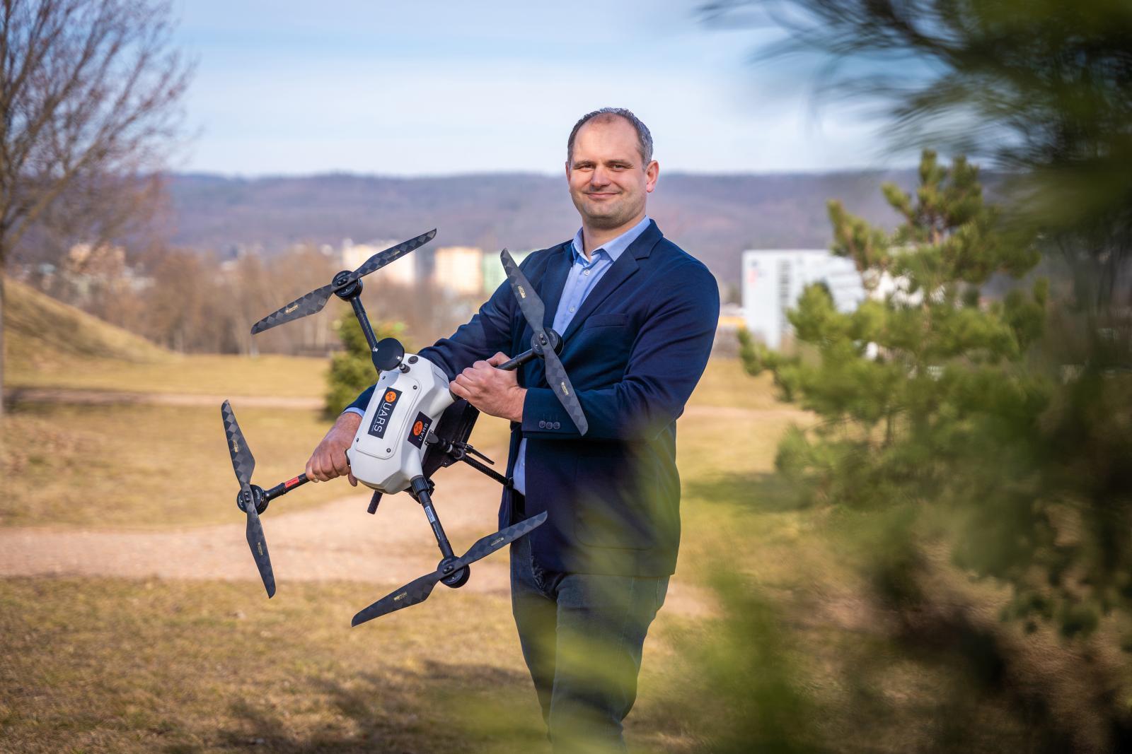 Multi-agent system of drones and robots controlled by artificial ...