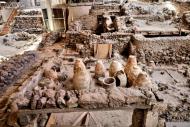 Akrotiri – pozůstatky města pohřbeného před více než 3600 lety během minojské erupce. Zachovalo se podobně výjimečně jako římské Pompeje.  | Autor: Lukáš Krmíček