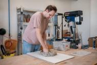 Pro 3D tisk se využívá běžná hlína. | Autor: Václav Široký