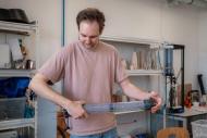 Zařízení pro 3D tisk keramiky vyvinul Jan Vítek v rámci svého doktorského studia na VUT. | Autor: Václav Široký